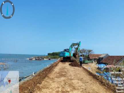 Dokumentasi proyek Pengendalian Banjir Sungai SWD 2, Kab. Jepara