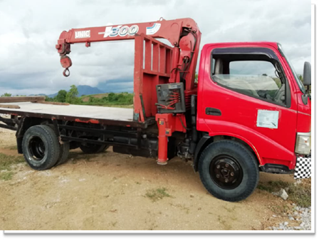 Unit mobil crane PT Indo Teknik Pembangunan